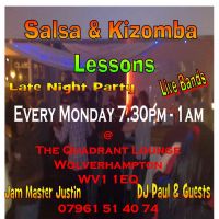 Monday Salsa, Kizomba & Ladies Styling Lessons Plus 1am Dancing at Quadrant Lounge