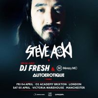 Cream & Composit Music Present Steve Aoki at Victoria Warehouse, Manchester
