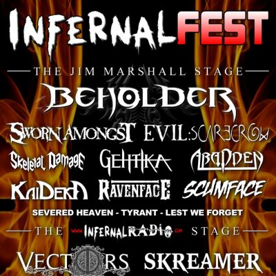 InfernalFest Tickets | Scruffy Murphys Birmingham | Sat 22nd September 2012 Lineup