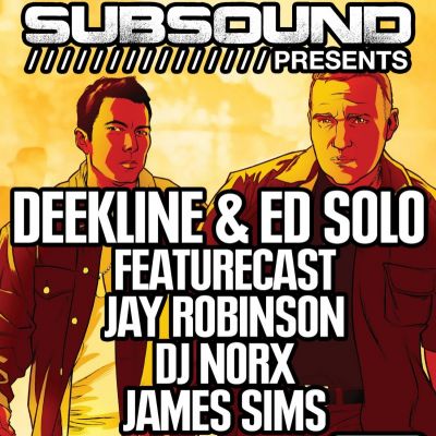 SubSound Presents: Deekline & Ed Solo Tickets | 40 SEEL ST Liverpool | Sat 20th April 2013 Lineup