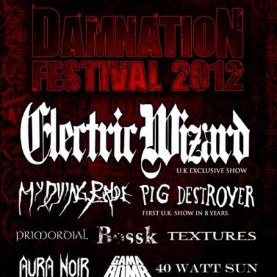 Damnation Festival 2012 Tickets | Leeds University Union Leeds | Sat 3rd November 2012 Lineup