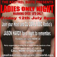 LADIES ONLY NIGHT at Kestrel Suite