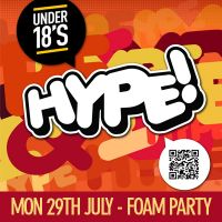 Hype! Under 18s Ibiza Foam Party at Candy Club