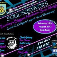 Soul Survivors - Burnleys Biggest Northern Soul Allnighter at Burnley Football Club- James Hargreaves Suite