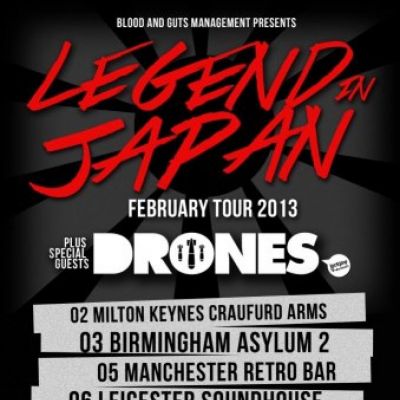 Cherry Valentine Presents Legend In Japan, Drones + Guests Tickets | Retro Bar Manchester | Tue 5th February 2013 Lineup