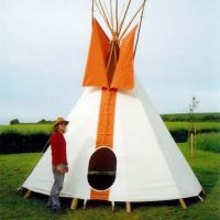 Tipi Hire at Chagstock Festival at Whiddon Down