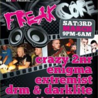 Freakcore Tickets | Bar 360 Stoke | Sat 3rd March 2012 Lineup
