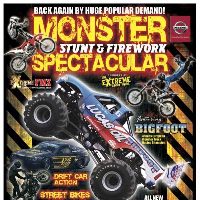 Monster Stunt & Firework Spectacular | Odsal Grattan Stadium Bradford | Sat 2nd November 2013 Lineup