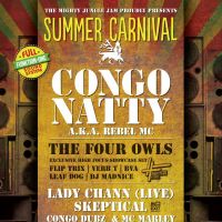 The Mighty Jungle Jams Summer Carnival with Congo Natty and Family at Mint Warehouse