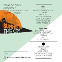 LWE presents: Summer In The City at Tobacco Dock, LONDON