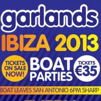 garlands boat party ibiza! at San Antonio Boat Parties